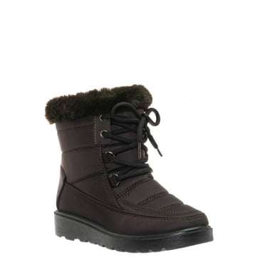 Ankle High Non-Slip Snow Boots London Fog Boys Totty Velcro & Lace Ankle High Non-Slip Snow Boots London Fog Boys Totty Velcro & Lace